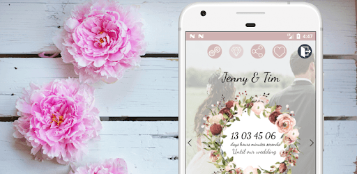 Wedding Countdown Boho Vintage Flower Widget pc screenshot Wedding Countdown Boho Vintage Flower Widget pc screenshot