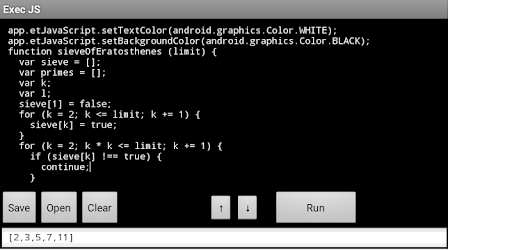 Exec Javascript pc screenshot