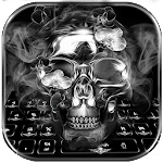 Black Skull Keyboard Theme icon