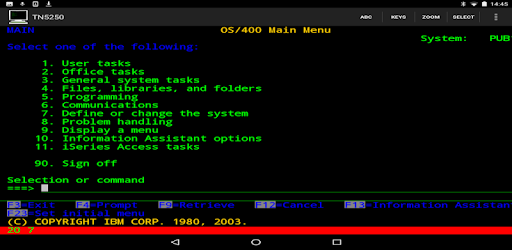 Mocha TN5250 LITE pc screenshot Mocha TN5250 LITE pc screenshot