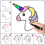 Kawaii Easy Drawing : How to draw Step by Step icon