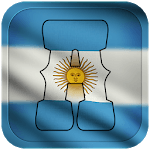 Argentina Flag Letter Alphabet & Name icon