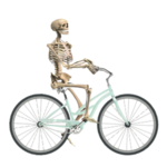 Skeleton Ragdoll Hill Biker icon
