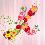 Flower Alphabet Wallpaper icon
