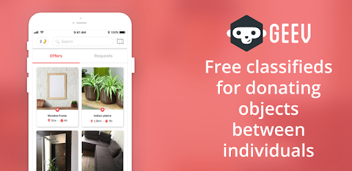 GEEV, free classifieds for donating objects pc screenshot GEEV, free classifieds for donating objects pc screenshot