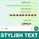 Stylish Text : Chat with Styles (Stylish Fonts) icon