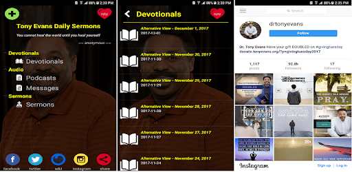 Tony Evans Daily Sermons pc screenshot Tony Evans Daily Sermons pc screenshot