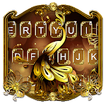 Golden Glitter Butterfly Theme Keyboard icon