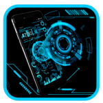 Technology Neon Blue icon