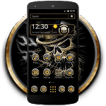 Hell Cool Black Cranial Skull icon