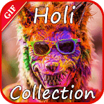 Gif Holi Quotes Collection icon