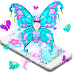 3D Glitter Butterfly icon