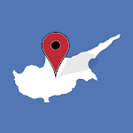 Map Cyprus icon