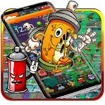 Graffiti Wall Theme Launcher icon