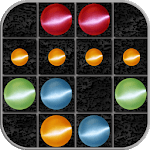4 jewels in a row. 7x7 Lines icon
