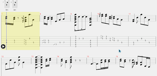 Guitar Tab Player pc screenshot Guitar Tab Player pc screenshot