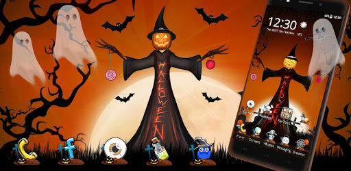 3D Halloween Pumpkin Night Theme pc screenshot 3D Halloween Pumpkin Night Theme pc screenshot