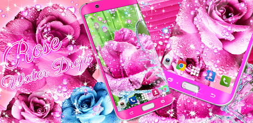 Rose pink water drop live wallpaper for PC - How to Install on Windows ...