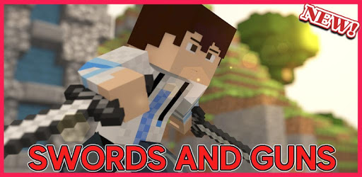 Swords mod and guns for Minecraft pc screenshot