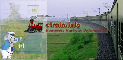 Indian Railways @etrain.info pc screenshot