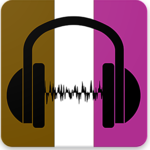 Brown Noise, Pink Noise and White Noise. icon