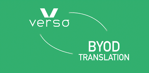 Verso BYOD Translation pc screenshot Verso BYOD Translation pc screenshot