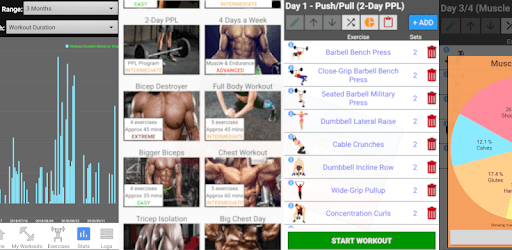 Gym Workout Planner & Tracker pc screenshot Gym Workout Planner & Tracker pc screenshot