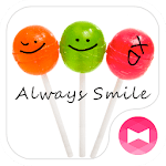 Cute Wallpaper Always Smile Theme icon
