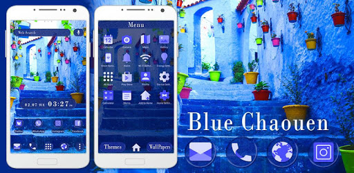 Beautiful Theme Blue Chaouen pc screenshot Beautiful Theme Blue Chaouen pc screenshot