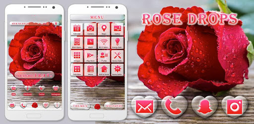 Beautiful Wallpaper Rose Drops Theme pc screenshot Beautiful Wallpaper Rose Drops Theme pc screenshot