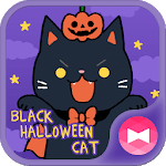 Cute Wallpaper Black Halloween Cat Theme icon