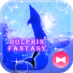 Beautiful Wallpaper Dolphin Fantasy Theme icon