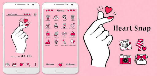 Stylish Wallpaper Heart Snap Theme pc screenshot