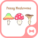 Cute Wallpaper Funny Mushrooms Theme for pc icon Cute Wallpaper Funny Mushrooms Theme for pc icon