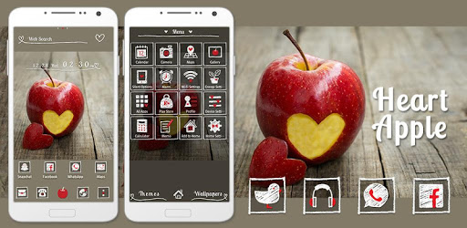 Wallpaper Heart Apple Theme pc screenshot Wallpaper Heart Apple Theme pc screenshot