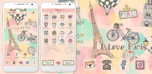Cute Wallpaper I Love Paris Theme pc screenshot