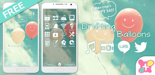 Sky Theme Drifting Balloons pc screenshot Sky Theme Drifting Balloons pc screenshot