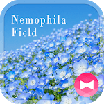 Beautiful Wallpaper Nemophila Field Theme icon