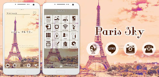 Eiffel Tower Theme-Paris sky- pc screenshot Eiffel Tower Theme-Paris sky- pc screenshot