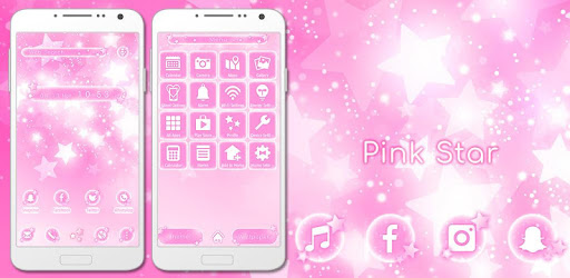 Cute Wallpaper Pink Star Theme pc screenshot Cute Wallpaper Pink Star Theme pc screenshot