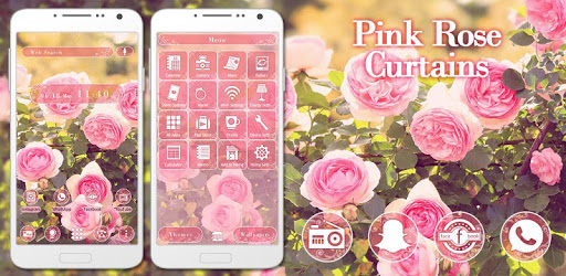 Flower Wallpaper Pink Rose Curtains Theme pc screenshot Flower Wallpaper Pink Rose Curtains Theme pc screenshot