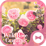 Flower Wallpaper Pink Rose Curtains Theme icon