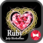 Ruby - July Birthstone Theme icon
