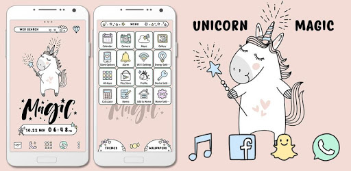 Cute Wallpaper Unicorn Magic Theme pc screenshot
