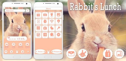 Cute Theme-Rabbit's Lunch- pc screenshot Cute Theme-Rabbit's Lunch- pc screenshot