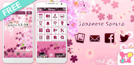 Japanese Sakura Wallpaper pc screenshot