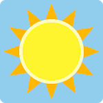 Sun position and path icon