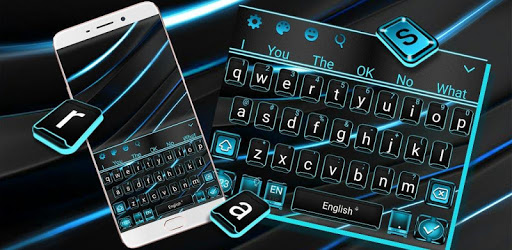 Tech Black Blue Keyboard pc screenshot Tech Black Blue Keyboard pc screenshot