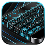 Tech Black Blue Keyboard icon