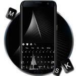 Black Keyboard for Galaxy S9 icon